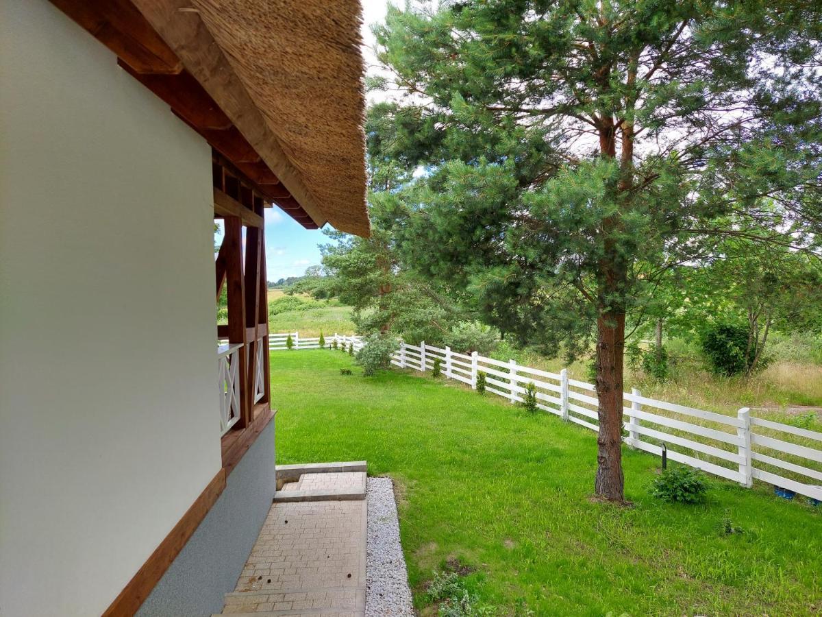 Greyowka Dom Kryty Strzecha W Gardna Park Villa Czysta Exteriör bild
