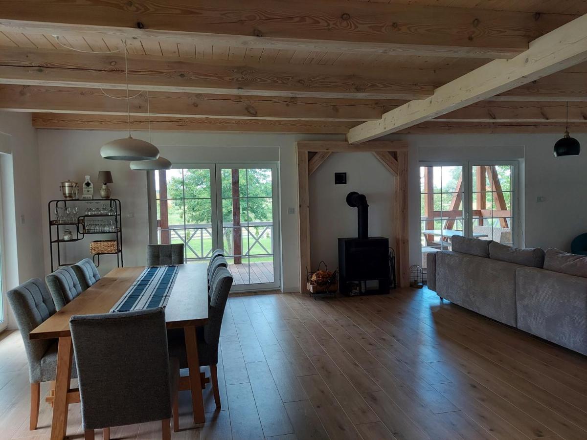 Greyowka Dom Kryty Strzecha W Gardna Park Villa Czysta Exteriör bild